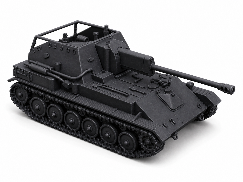 SSMODEL 1/700 SU-76M Soviet Light Self Propelled Tank Resin MODEL KIT TSS7000013