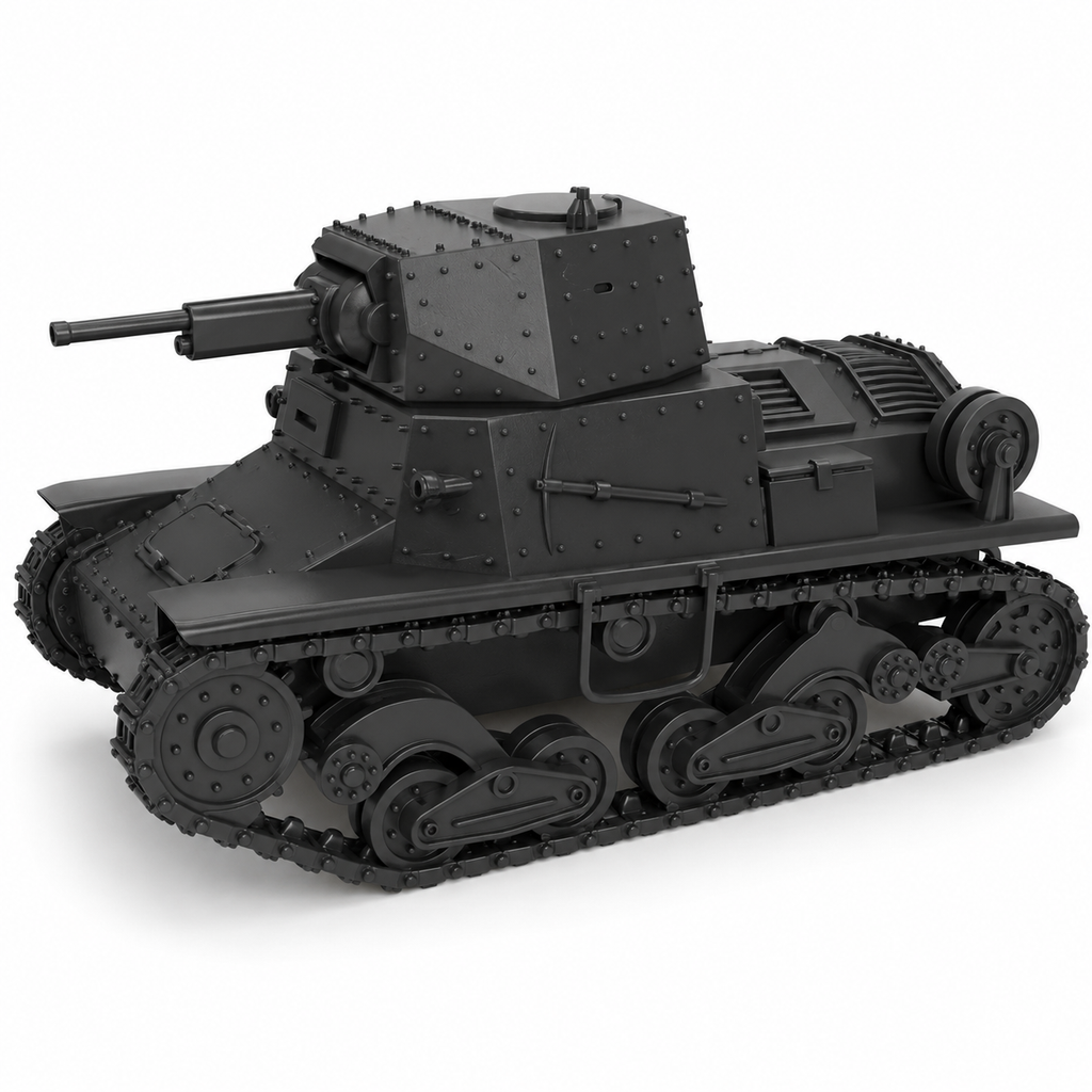 SSMODEL 1/56 Carro Portamunizioni L40 Tank Resin MODEL KIT TSS0560788