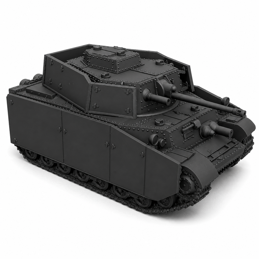 SSMODEL 1/350 40M Turan tank Resin Model Kit TSS3500195