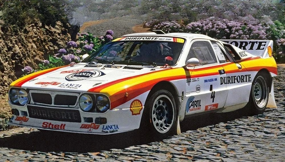HASEGAWA 1:24 CAR KIT LANCIA 037 RALLY DURIFORTE 1986 ERC DETAIL UP 20775-