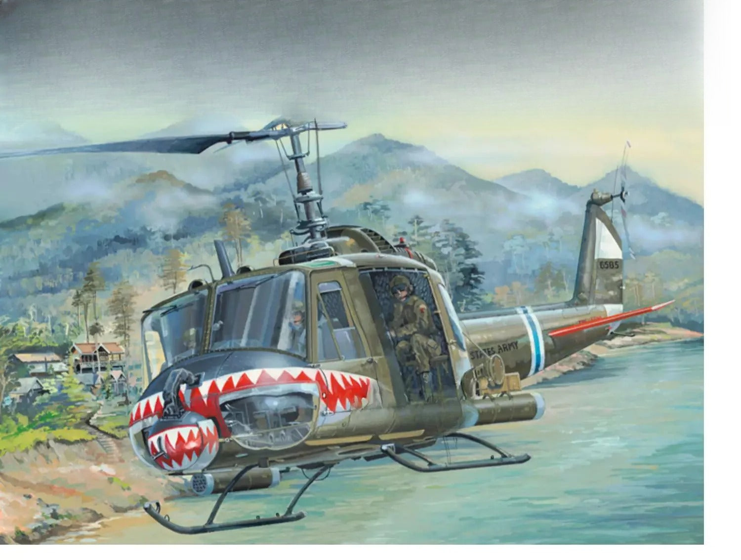 Trumpeter 1/18 UH-1 Huey B 81806