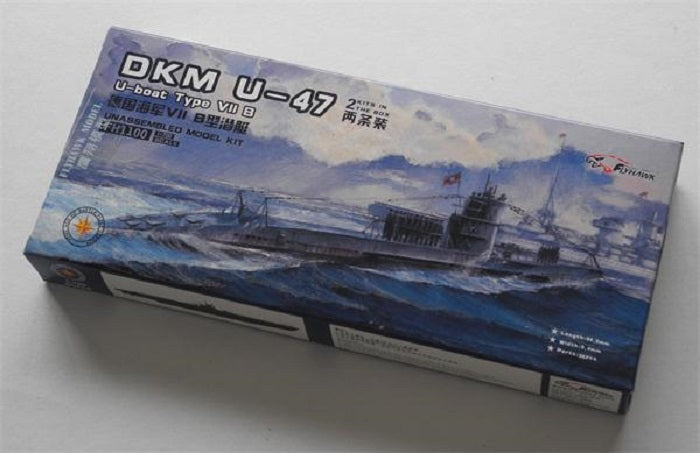 Flyhawk FH1100 1/700 DKM U-47 U-BOAT Type VII B Plastic Model Kit Secondary image