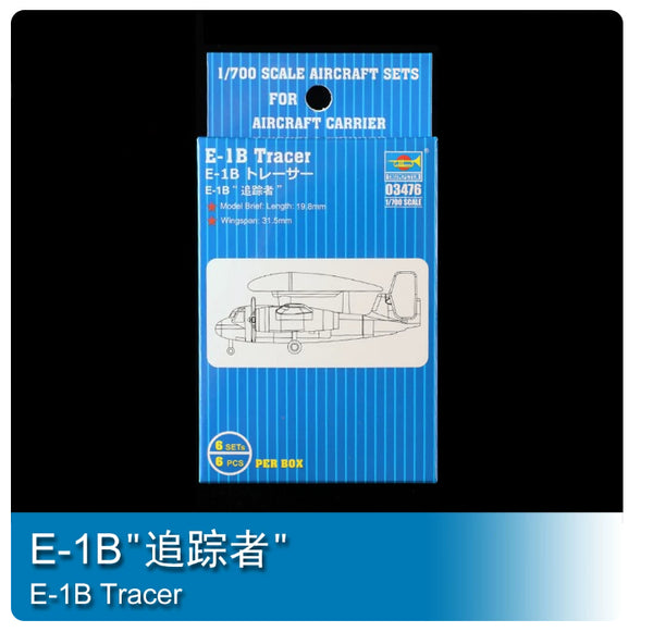 Trumpeter 03476 1/700 E-1B Tracer Fighter Assembly Model Kit