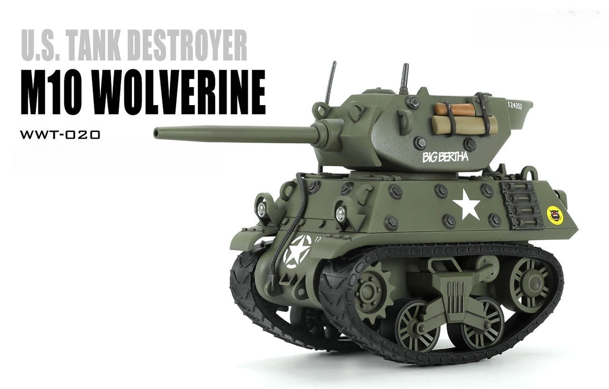 Meng WWT-020 US Tank Destroyer M10 Wolverine Model Building Kit — detail view 2