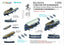 Rainbow PE 1/350 IJN Heavy Cruiser Takao class Boats set (9 boats) Rb3609