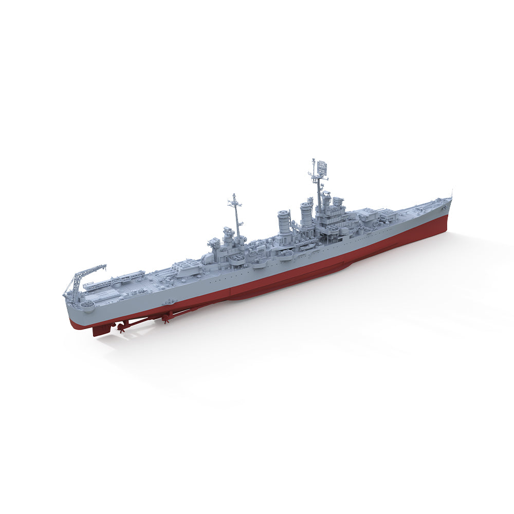 SSMODEL 571S Military Warship Model Kit US Wichita Cruiser