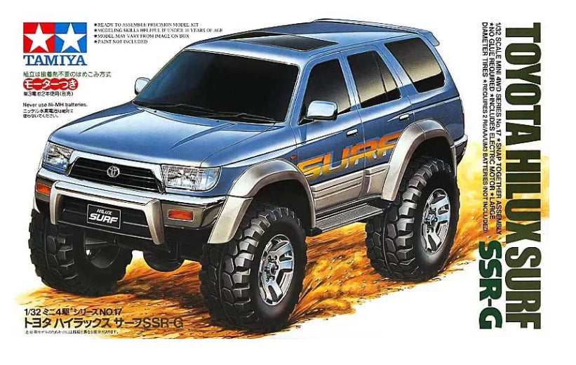 Tamiya 19017 1/32 Mini 4WD Kit Toyota Hilux Surf SSR-G 4Runner Hi-Lux