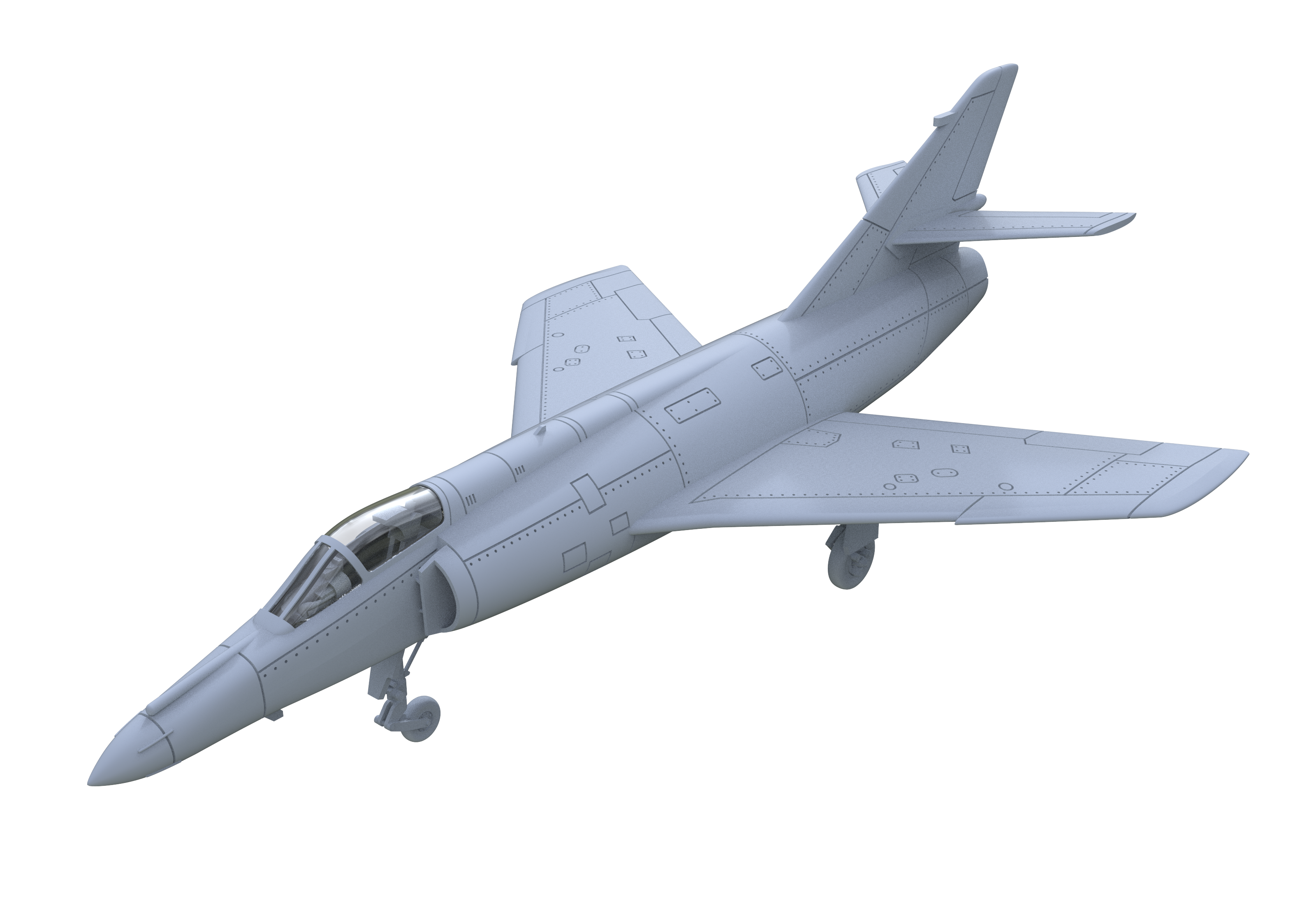 Yao's Studio LYR705 Fighter Aircraft Military Model Kit France Super Etendard Carrier Based Attack Aircraft Secondary image
