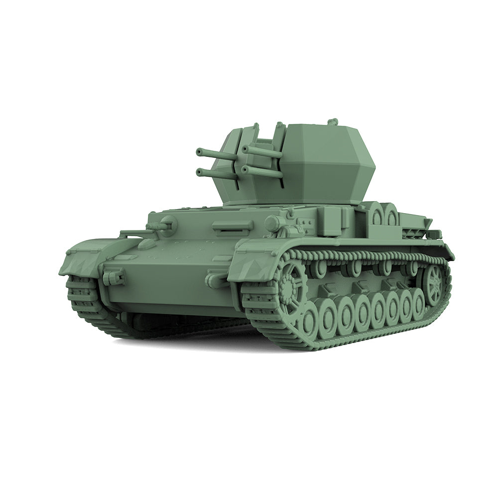 SSMODEL 481 Military Model Kit German Wirbelwind Self-Propelled Anti-Tank Gun Secondary image