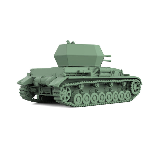 SSMODEL 481 Military Model Kit German Wirbelwind Self-Propelled Anti-Tank Gun