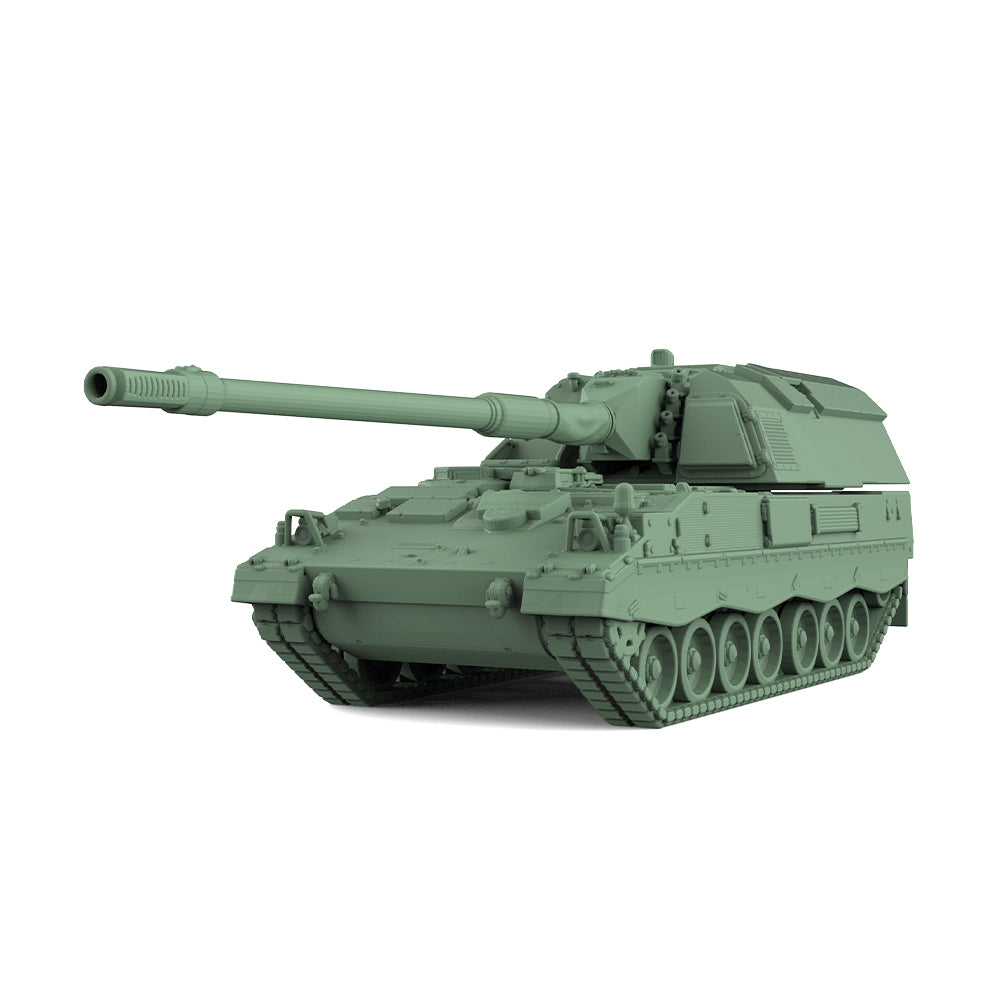 SSMODEL 492 Military Model Kit German PzH2000 Self-Propelled Anti-Tank Gun — detail view 4
