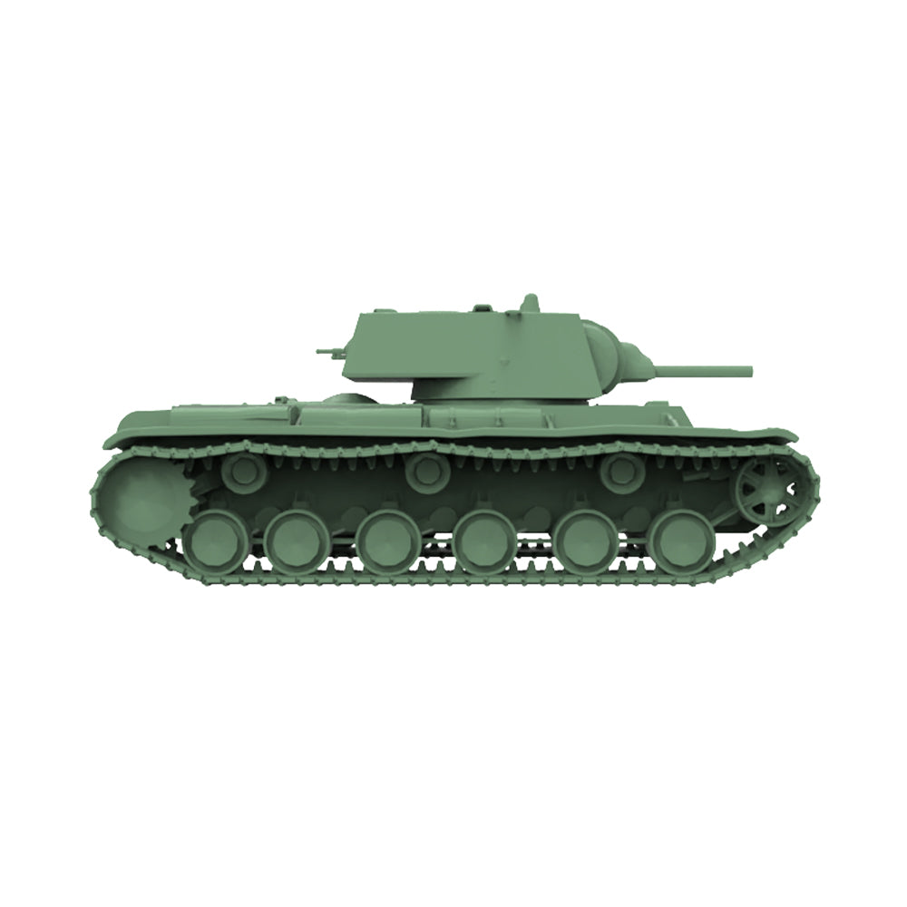 SSMODEL 857 Military Model Kit Soviet KV-1(L-11) Medium Tank — detail view 4
