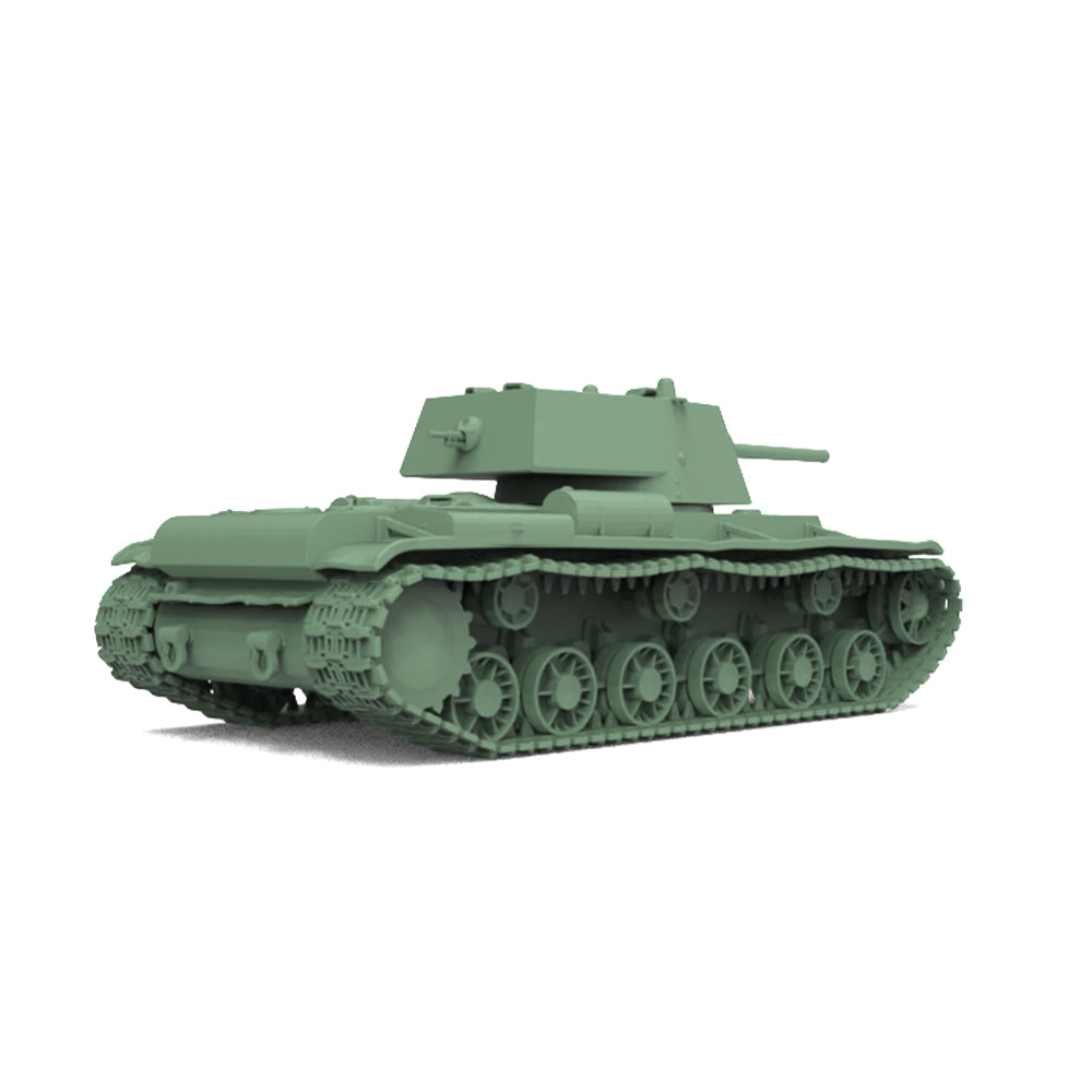 SSMODEL 858 Military Model Kit Soviet KV-1(ZiS-5) Medium Tank — detail view 3