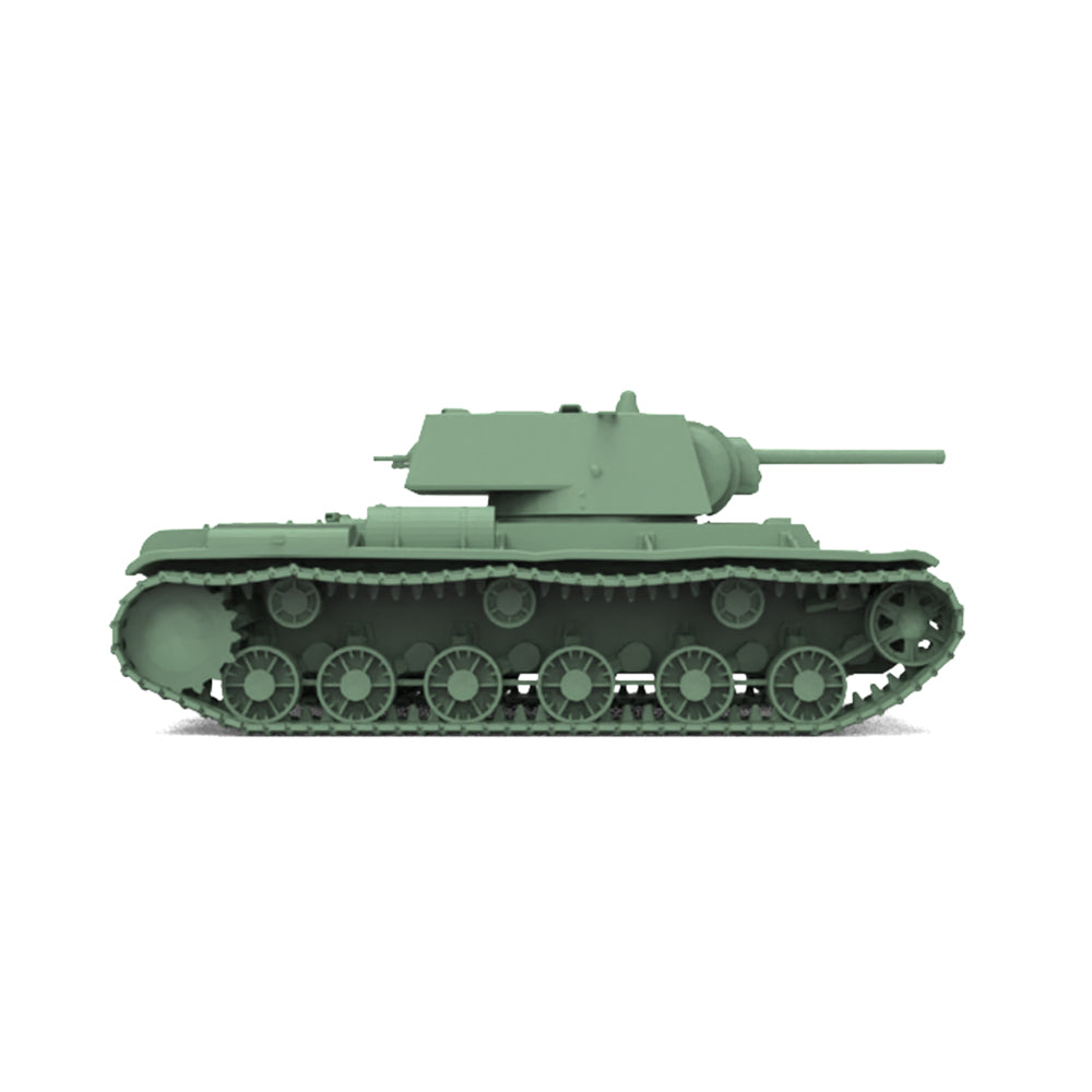 SSMODEL 858 Military Model Kit Soviet KV-1(ZiS-5) Medium Tank — detail view 4