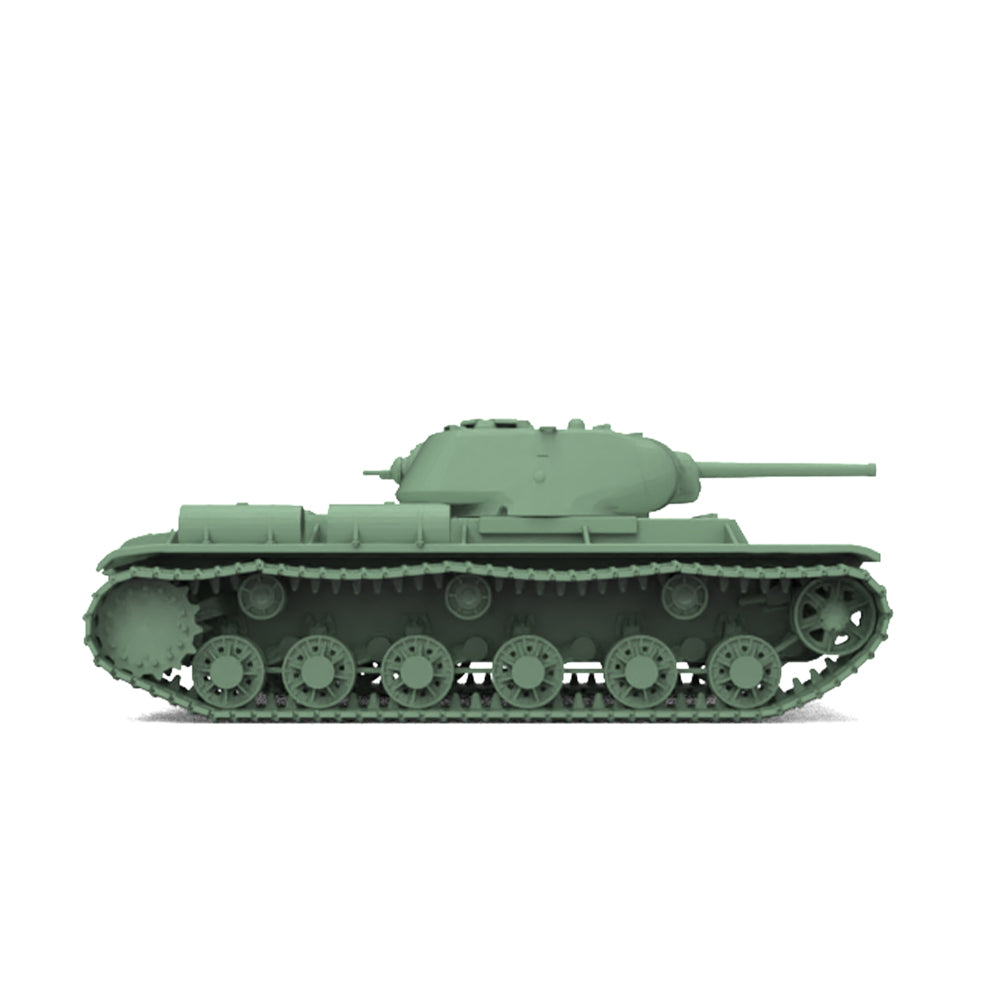 SSMODEL 860 Military Model Kit Soviet KV-1S Medium Tank — detail view 3