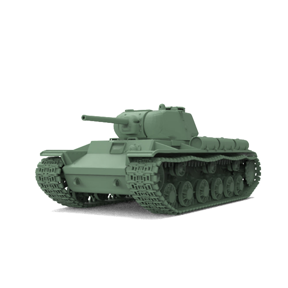 SSMODEL 860 Military Model Kit Soviet KV-1S Medium Tank — detail view 4