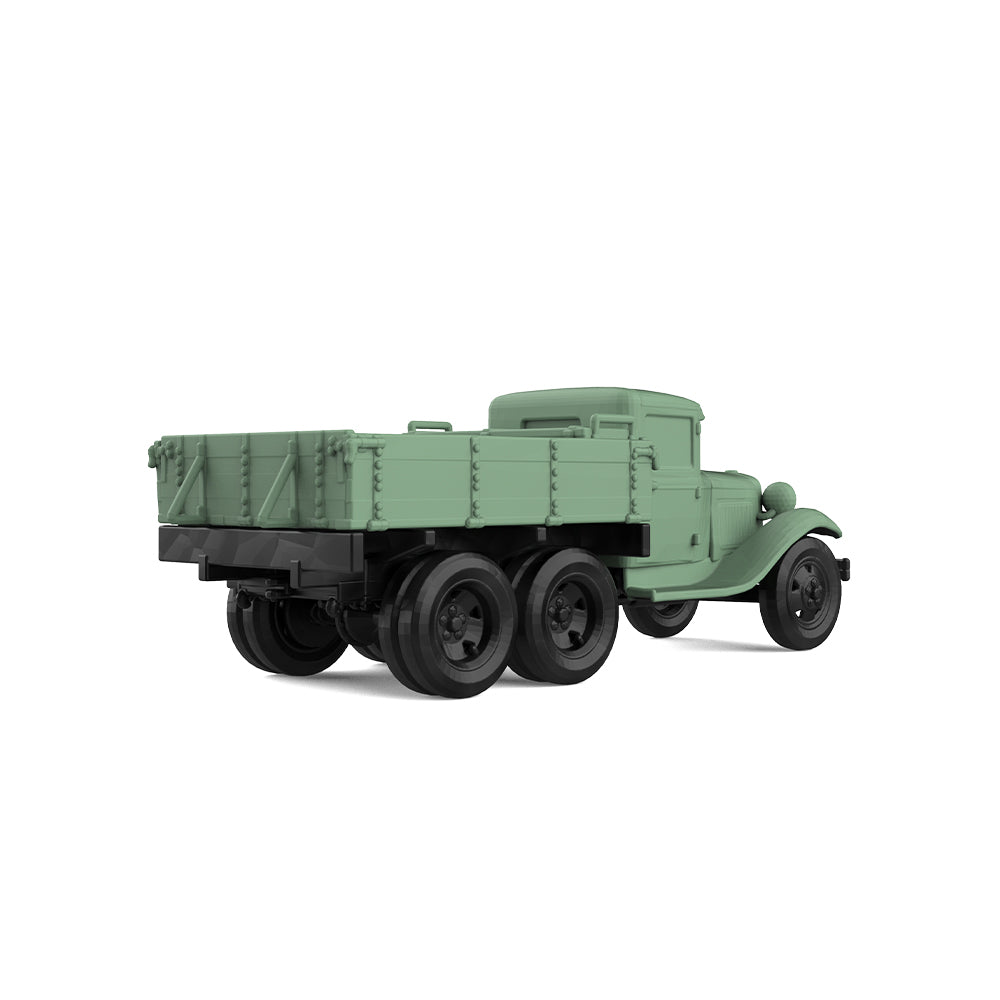 SSMODEL 866 Military Model Kit Soviet GAZ-AAA Anti-Aircraft Truck — detail view 3