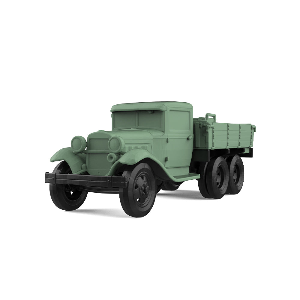 SSMODEL 866 Military Model Kit Soviet GAZ-AAA Anti-Aircraft Truck — detail view 4