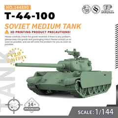 SSMODEL 880 Military Model Kit Soviet T-44-100 Medium Tank