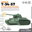 SSMODEL 885 Military Model Kit Soviet T-34-57 Medium Tank