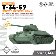 SSMODEL 885 Military Model Kit Soviet T-34-57 Medium Tank