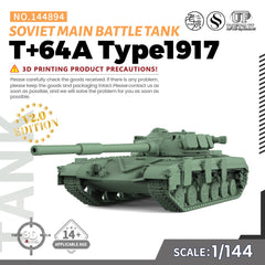 SSMODEL 894 Military Model Kit Soviet T+64A Type1917 Main Battle Tank