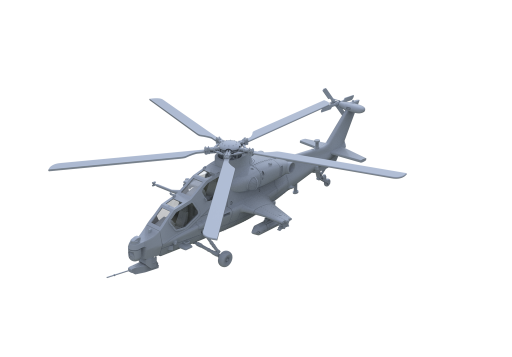 Yao's Studio LYR903 Fighter Aircraft Military Model Kit China Z-10 Helicopter