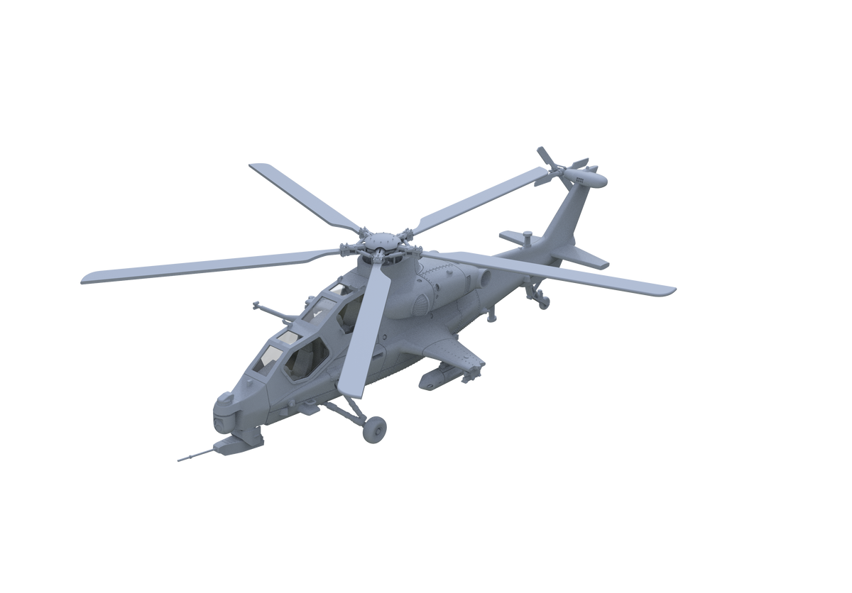 Yao's Studio LYR903 Fighter Aircraft Military Model Kit China Z-10 Helicopter — detail view 2
