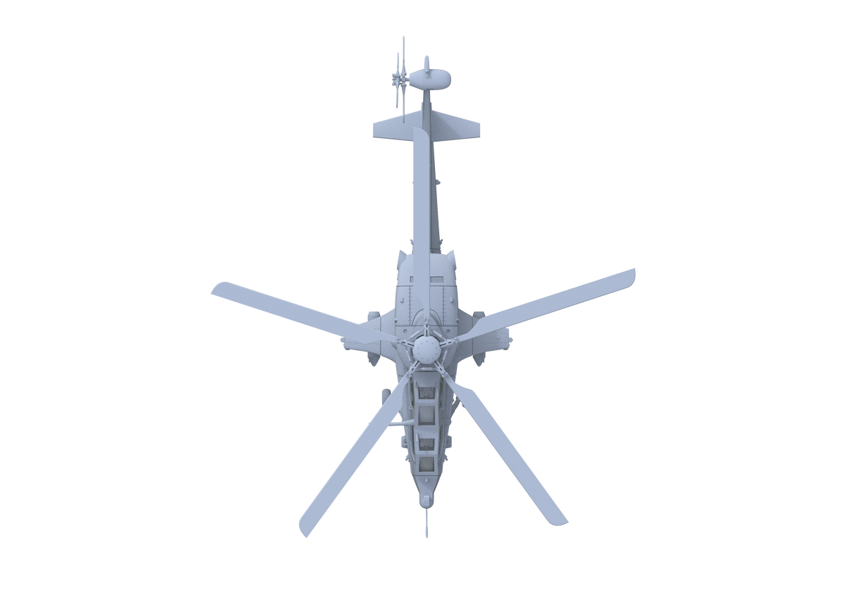 Yao's Studio LYR903 Fighter Aircraft Military Model Kit China Z-10 Helicopter — detail view 4