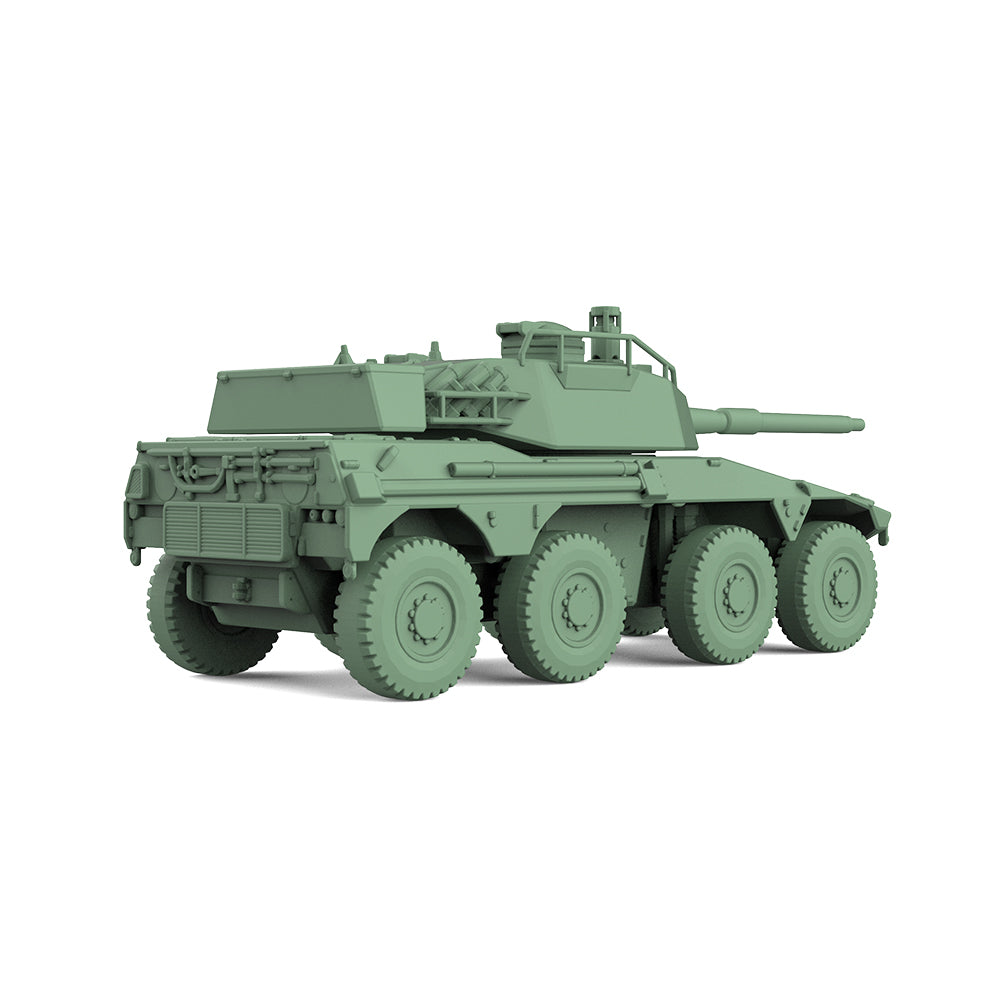 SSMODEL 904 Military Model Kit South Africa Rooikat 76 Tank Destroyer — detail view 3