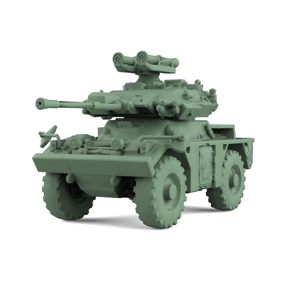 SSMODEL 910 Military Model Kit Britain FV721-Fox Armoured Fighting Vehicle — detail view 2