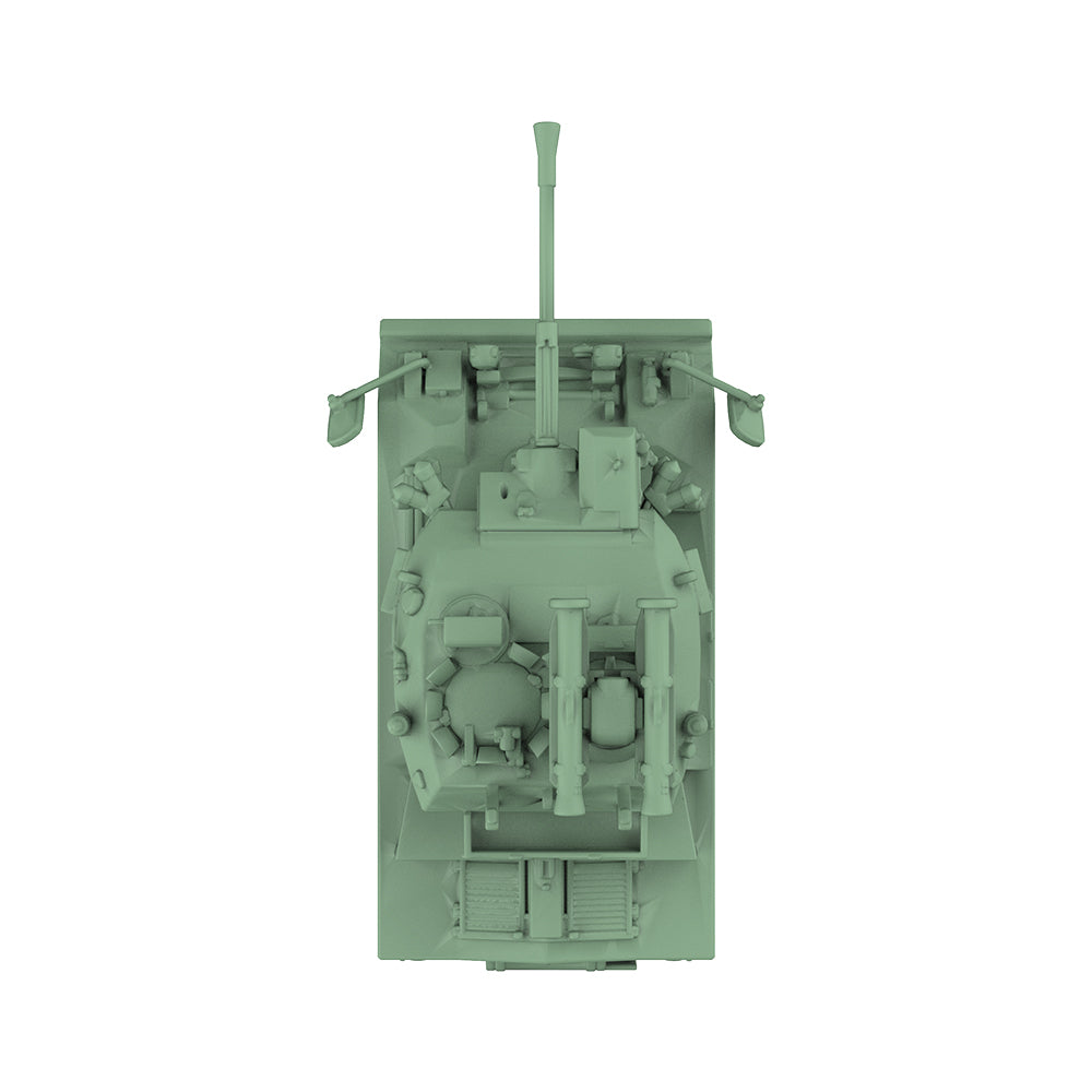SSMODEL 910 Military Model Kit Britain FV721-Fox Armoured Fighting Vehicle — detail view 5