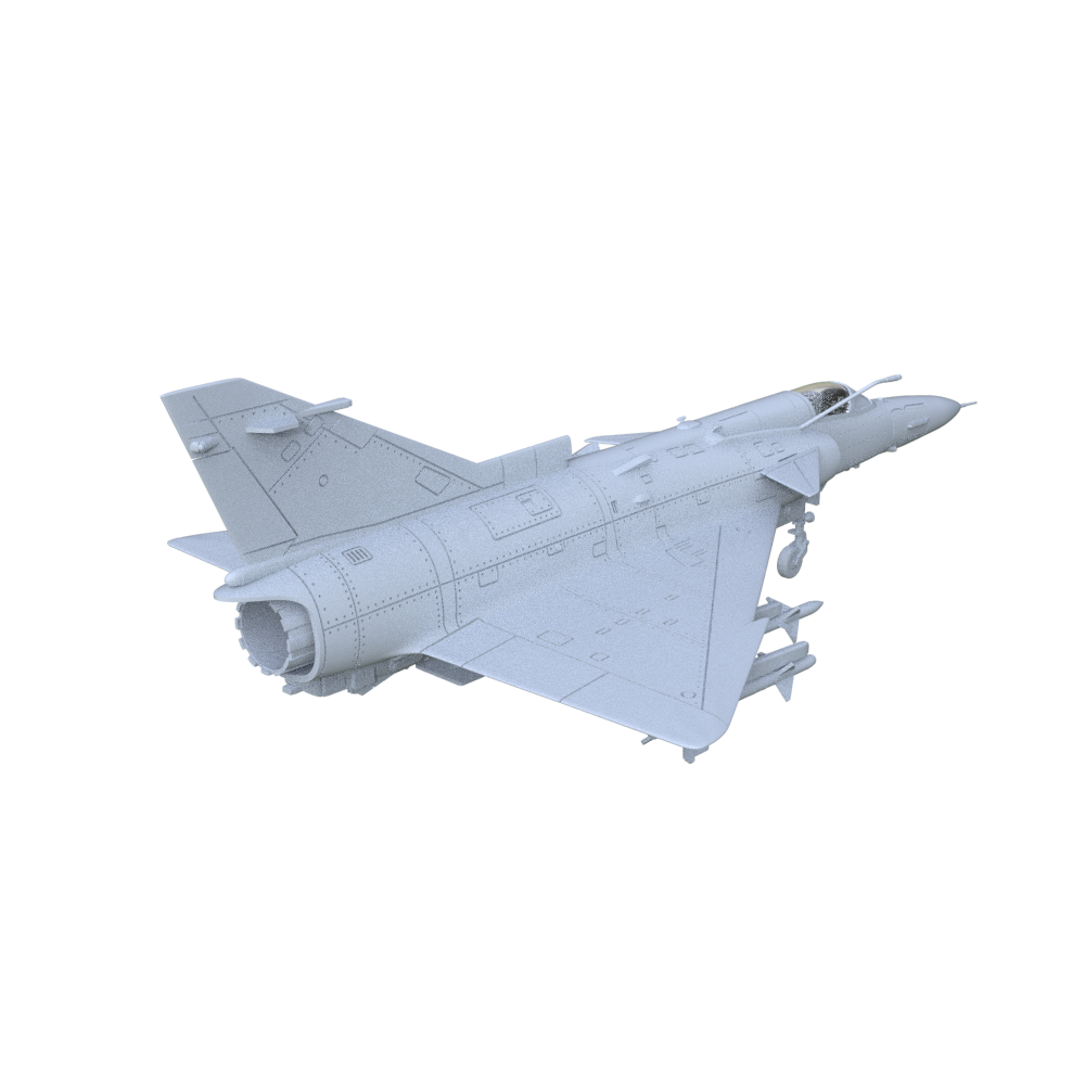 Yao's Studio LYR915 Military Model Kit Israeli Kfir C.10 Fighter Aircraft — detail view 3