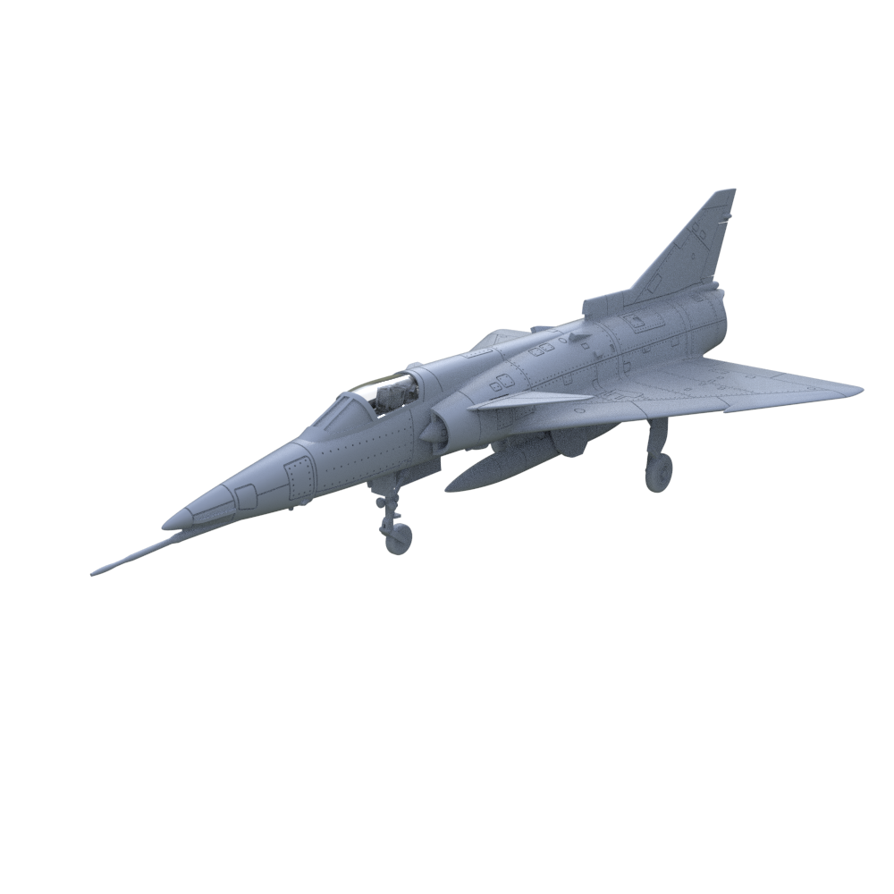 Yao's Studio LYR916 Military Model Kit Israeli Kfir C.2 Fighter Aircraft