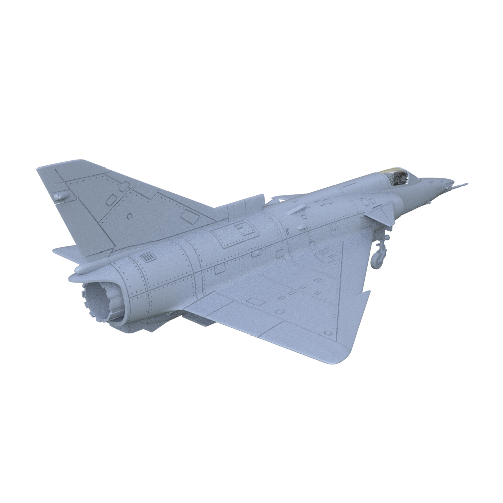 Yao's Studio LYR916 Military Model Kit Israeli Kfir C.2 Fighter Aircraft