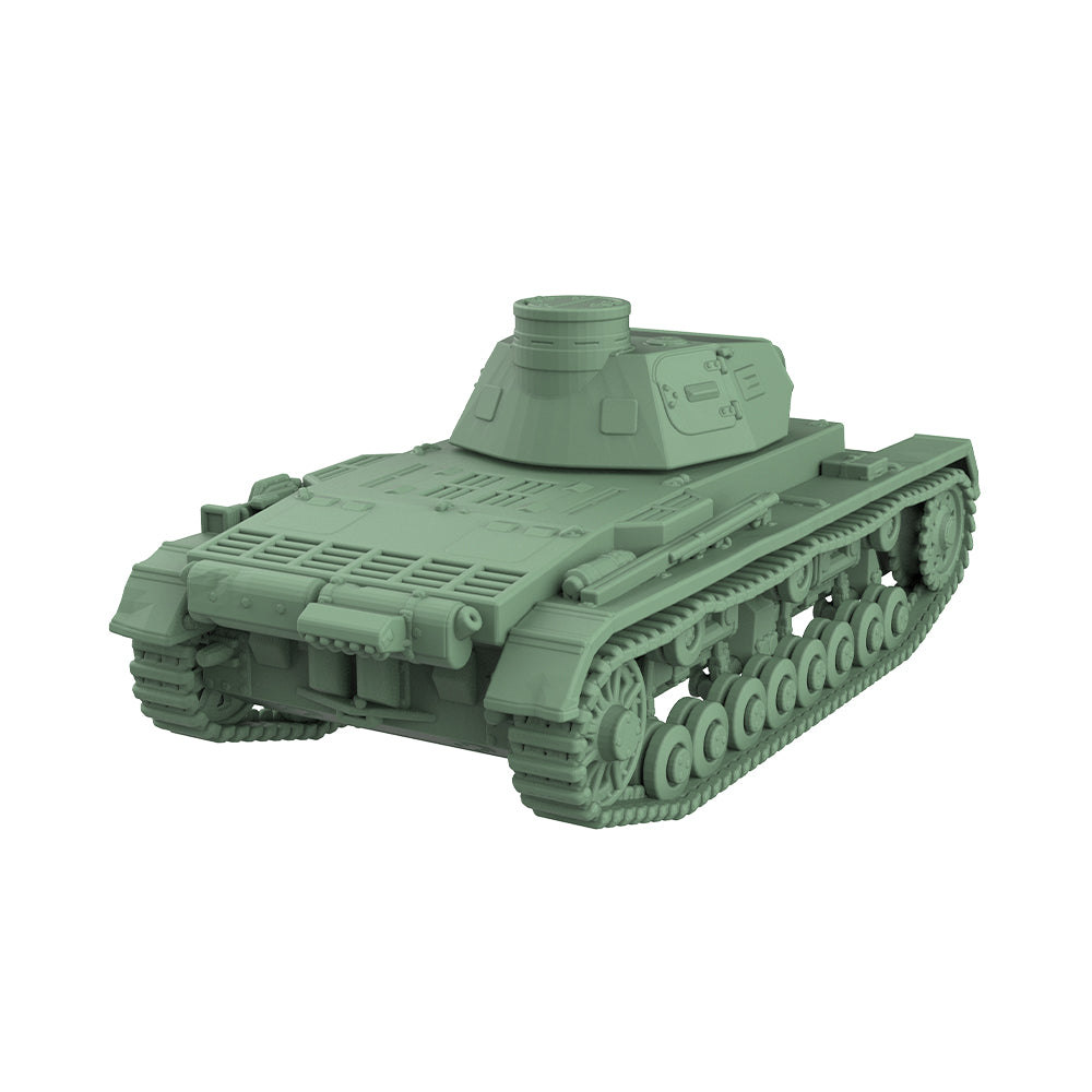 SSMODEL 940 Military Model Kit German Panzer III.B Medium Tank — detail view 3