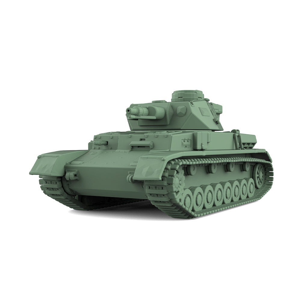 SSMODEL 943 Military Model Kit German Tank IV EMedium Tank — detail view 2