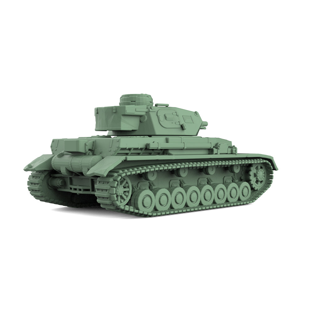 SSMODEL 943 Military Model Kit German Tank IV EMedium Tank — detail view 3