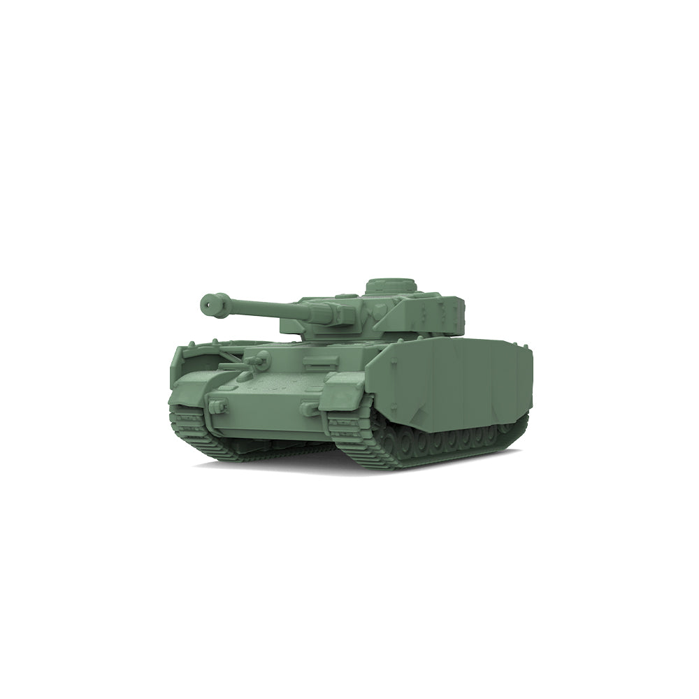 SSMODEL 945 Military Model Kit German Tank IV HMedium Tank — detail view 3