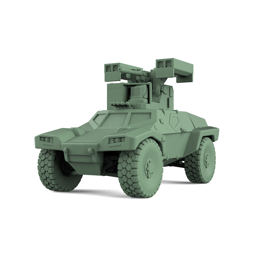 SSMODEL 966 Military Model Kit France CRAB Armoured Vehicle — detail view 2