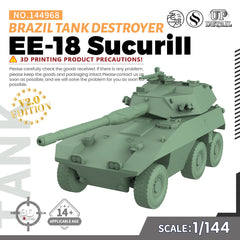 SSMODEL 968 Military Model Kit Brazil EE-18 SucuriII Tank Destroyer