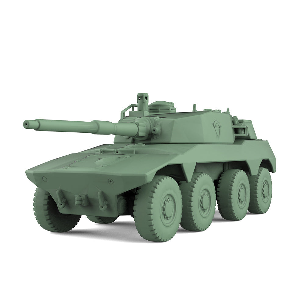 SSMODEL 972 Military Model Kit South Africa Rooikat 76 Tank Destroyer Secondary image