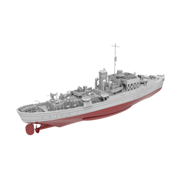 RHWS005S France Flower class frigate Aconit K58 Full Hull