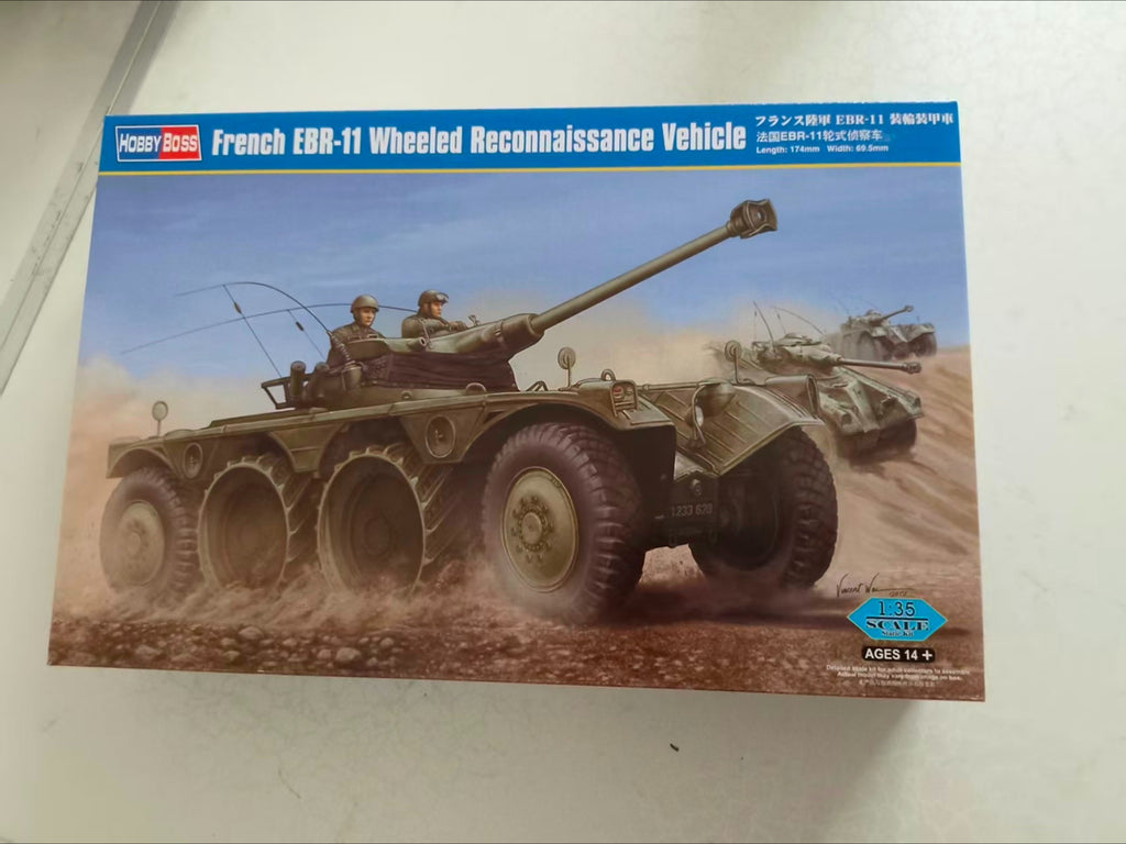 Hobbyboss Model Kit 1/35 82490 French EBR-11 Wheeled Reconnaissance Vehicle