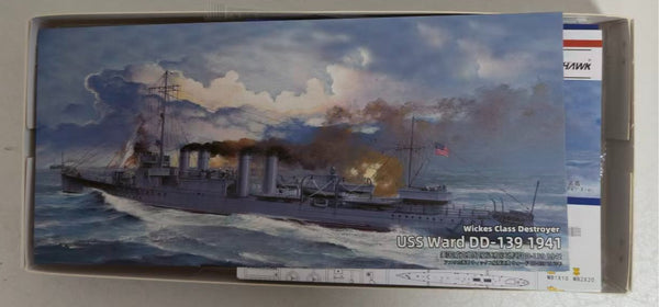 Flyhawk FH1106S 1/700 Wickes Class Destroyer USS Ward DD-139 1941 LIMITED VERSION Plastic Model Kit