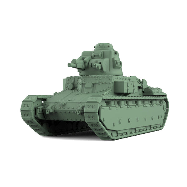 SSMODEL 811 25mm Military Model Kit France D1 Light Tank ST2 Turret &47mm SA34 Gun