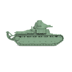 SSMODEL 811 25mm Military Model Kit France D1 Light Tank ST2 Turret &47mm SA34 Gun