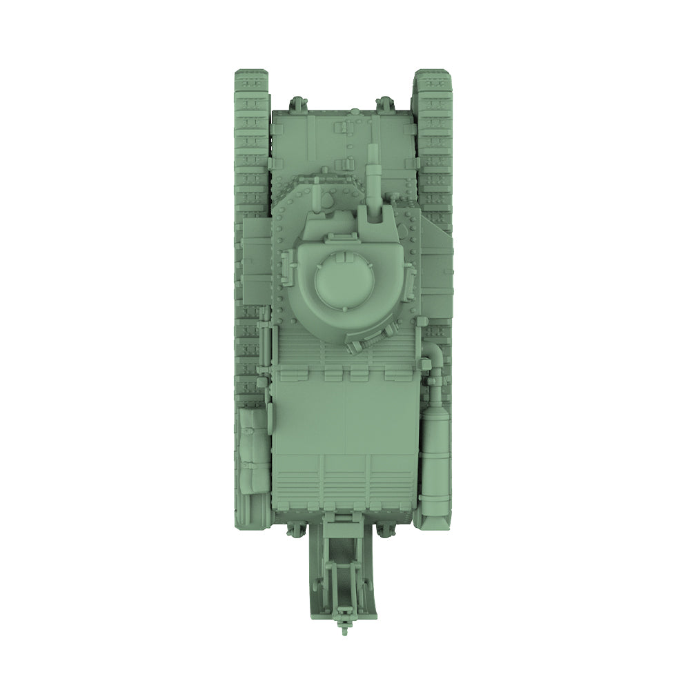SSMODEL 811 25mm Military Model Kit France D1 Light Tank ST2 Turret &47mm SA34 Gun — detail view 5