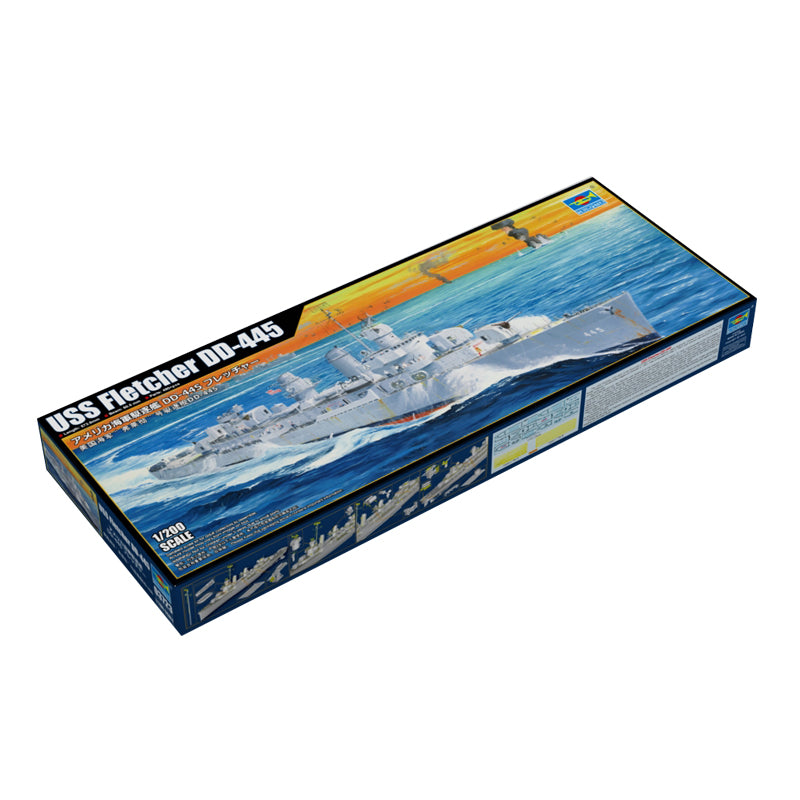 Trumpeter 03723 1:200 USS NAVY Fletcher DD-445 Destroyer Model Assembly Kit