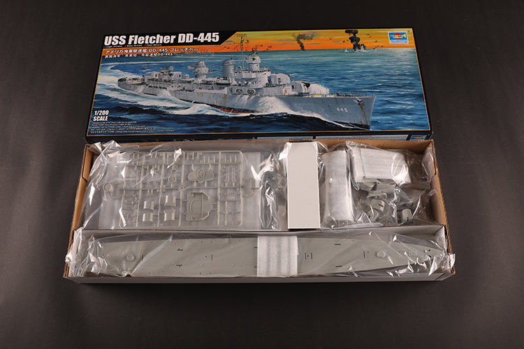Trumpeter 03723 1:200 USS NAVY Fletcher DD-445 Destroyer Model Assembly Kit